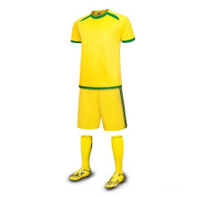 oem novo design futebol jersey melhor qualidade em branco futebol crianças uniforme